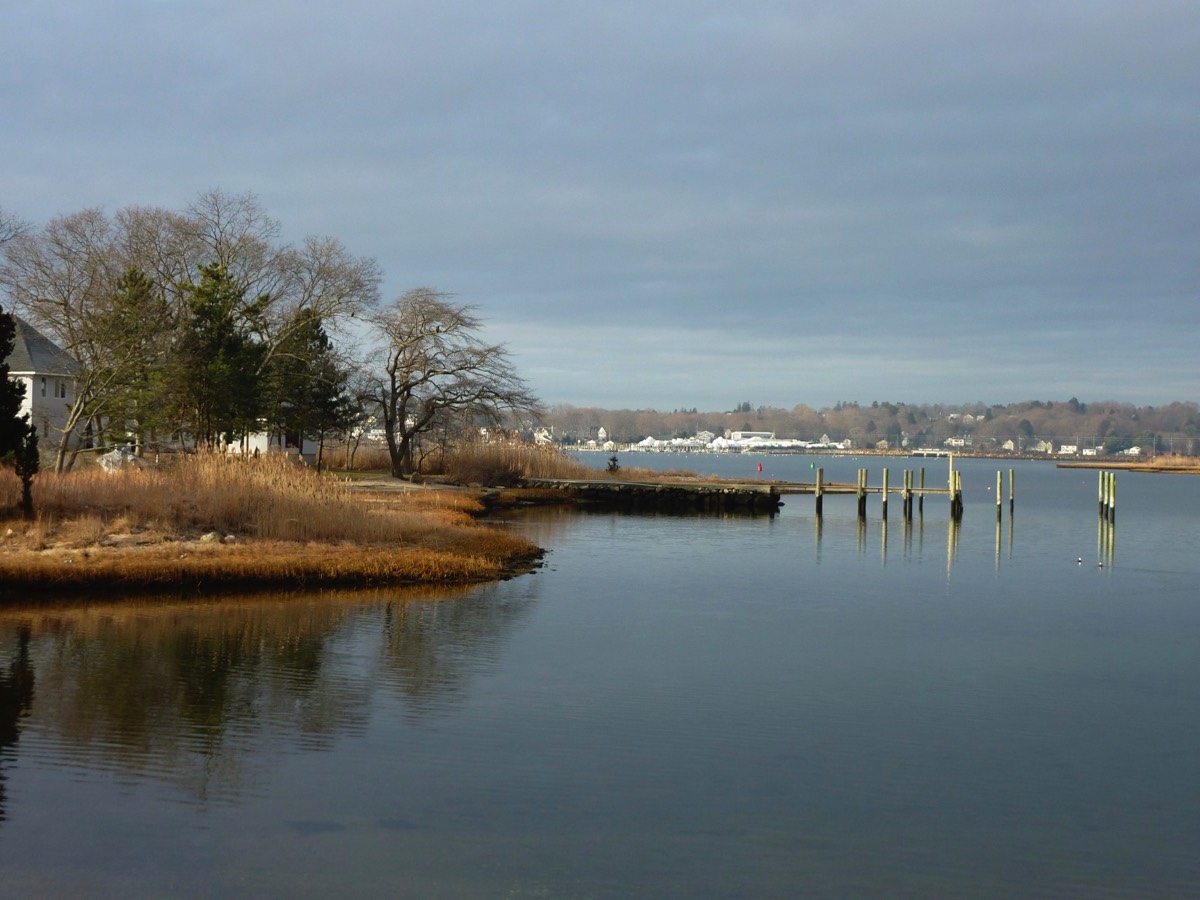 Site of proposed dock mystic river